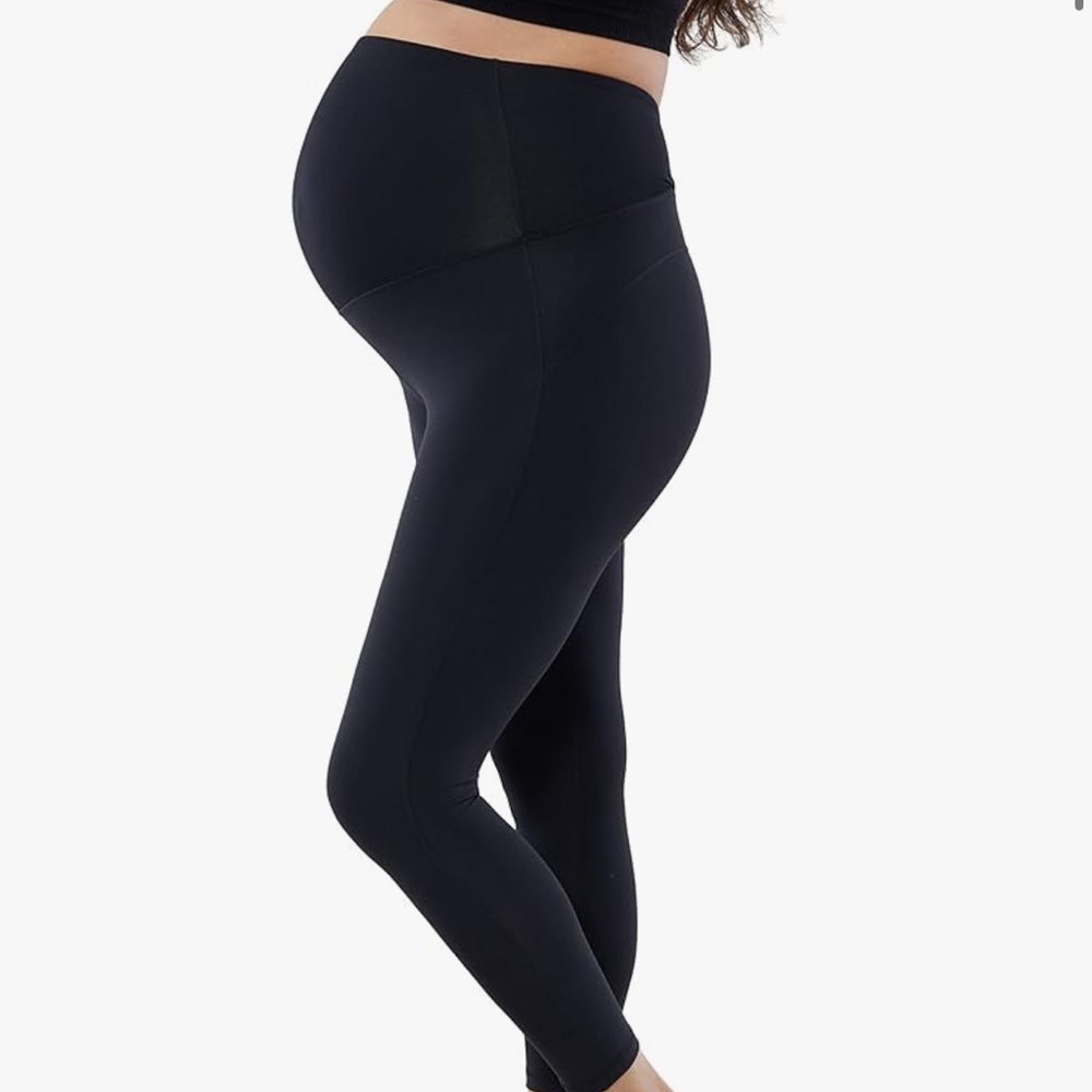Isabel Maternity crossover Black Leggings size 4 new with tags